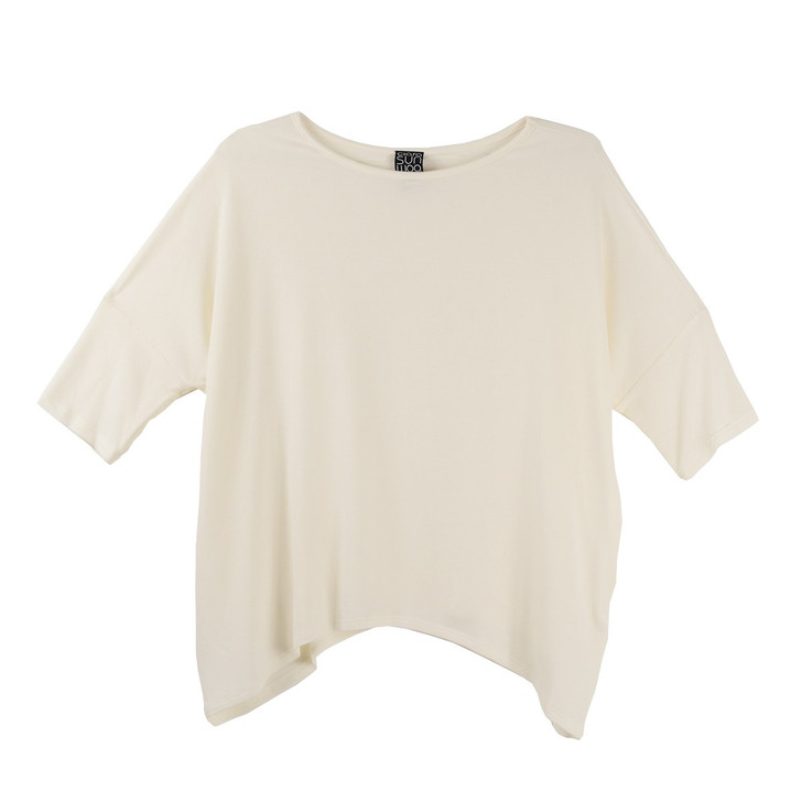 Cozy 3/4 Sleeve Solid Soft Knit Top (2 Colors) (CLARA T98W)