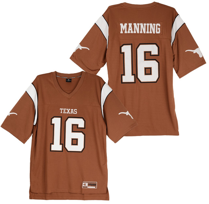 Texas Longhorn Replica Manning Jersey (MIJF11383)