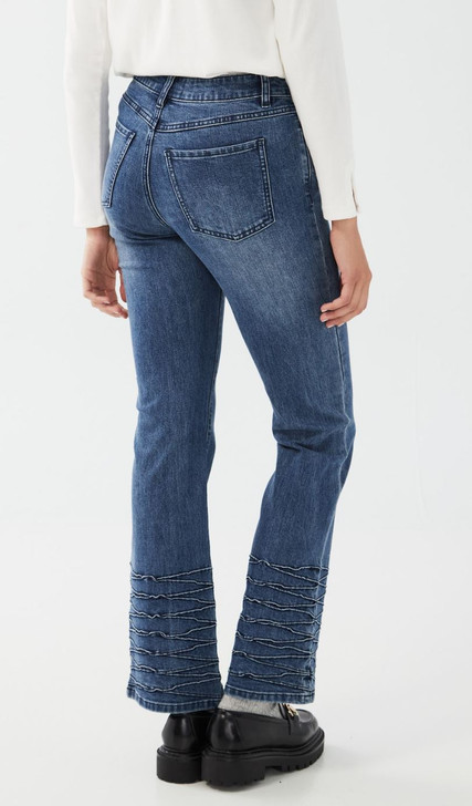 FDJ French Dressing Olivia Seamed Hem Detail Bootleg Jeans (2644799) VINTAGE WASH
