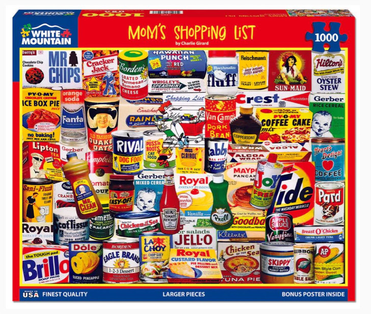Mom's Shopping List Puzzle (1000 Piece)
