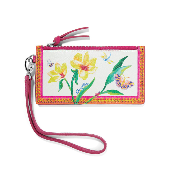 Brighton French Garden Card Pouch (E5515M) PNK