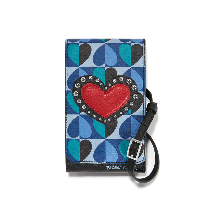 Brighton Fashionista Moody Blue Phone Organizer