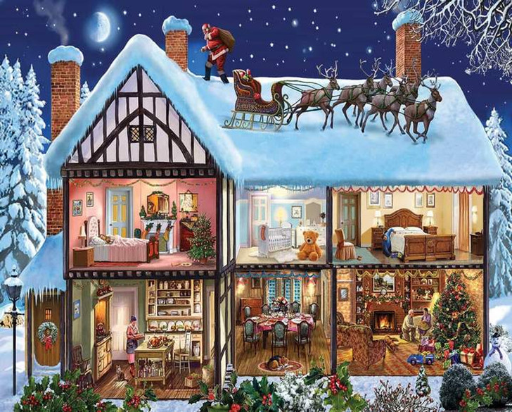Christmas House Puzzle (1000 Piece)