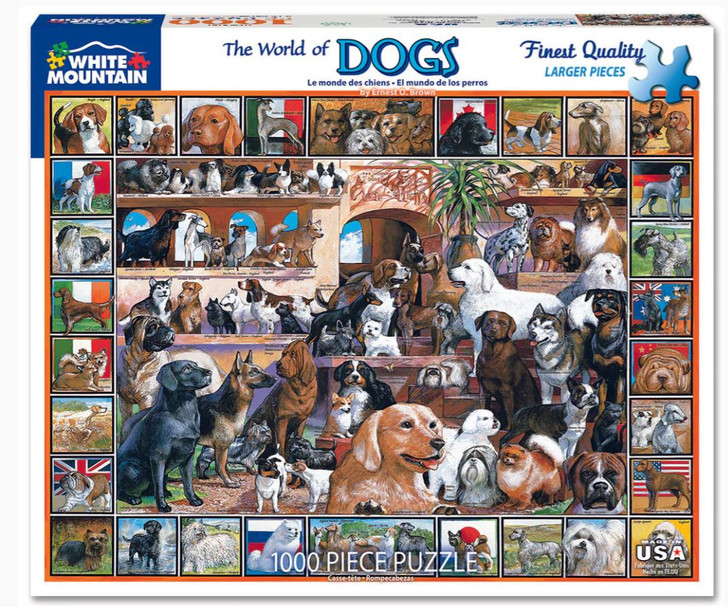 World of Dogs Puzzle (1000 Piece)