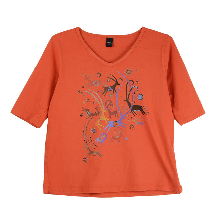 Sabaku Big Horns V-Neck Tee (418CCPVNK) CHILIPEP