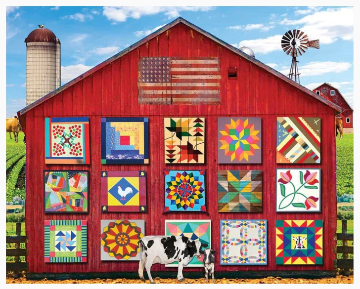 Barn Quilts Puzzle (1000 Piece)