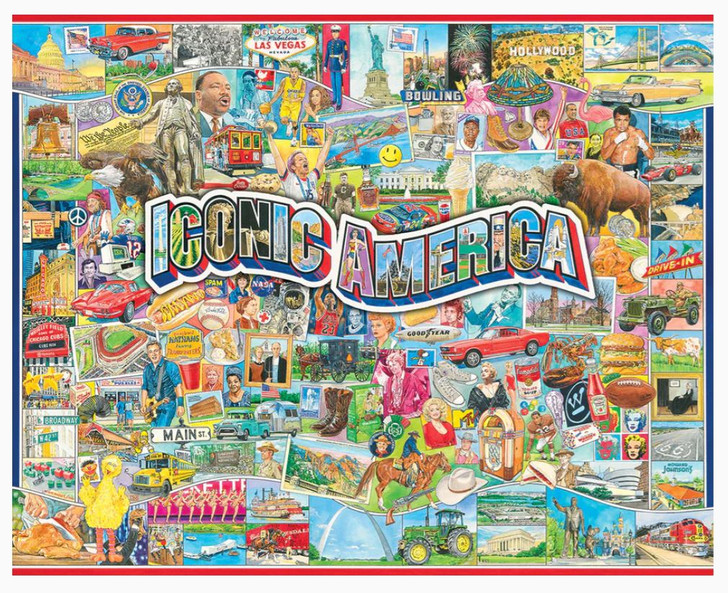 Iconic America Puzzle (1000 Piece)