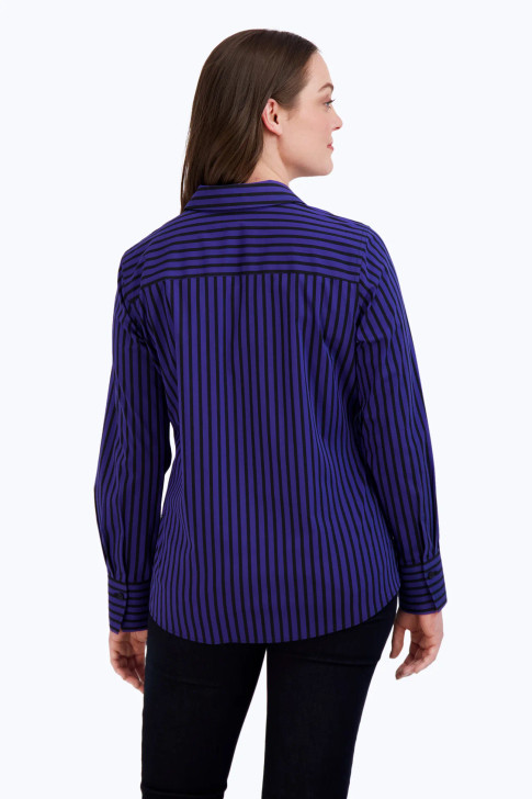 Foxcroft Mary Stretch Stripe Shirt (2 Colors) (199568)