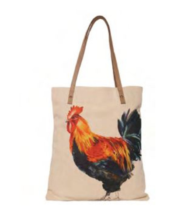 Cotton Curls Marans Rooster Bookbag 