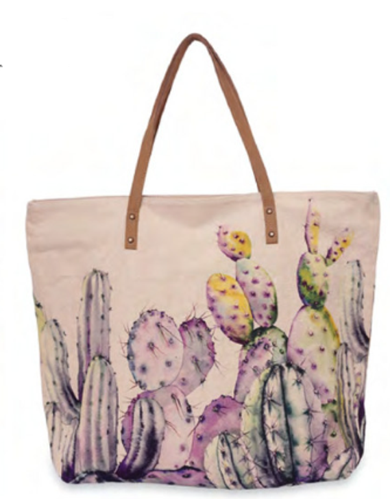 Cotton Curls Cactus Tote (801379)