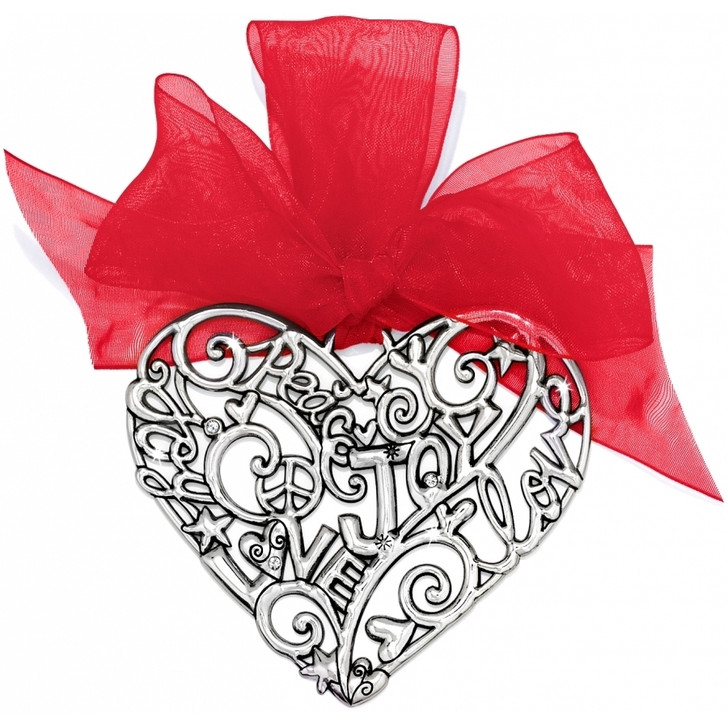 Brighton Heart Glee Ornament (G70540) SLV