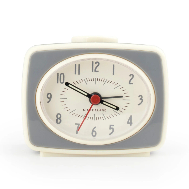 Mini Classic Grey Alarm Clock (KIK AC14)