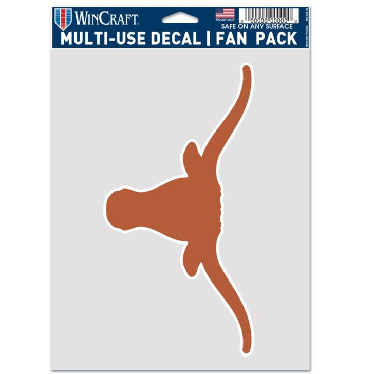 Texas Longhorn 5.5 x 7.5 Single Logo Multi-Use Decal (40745321)