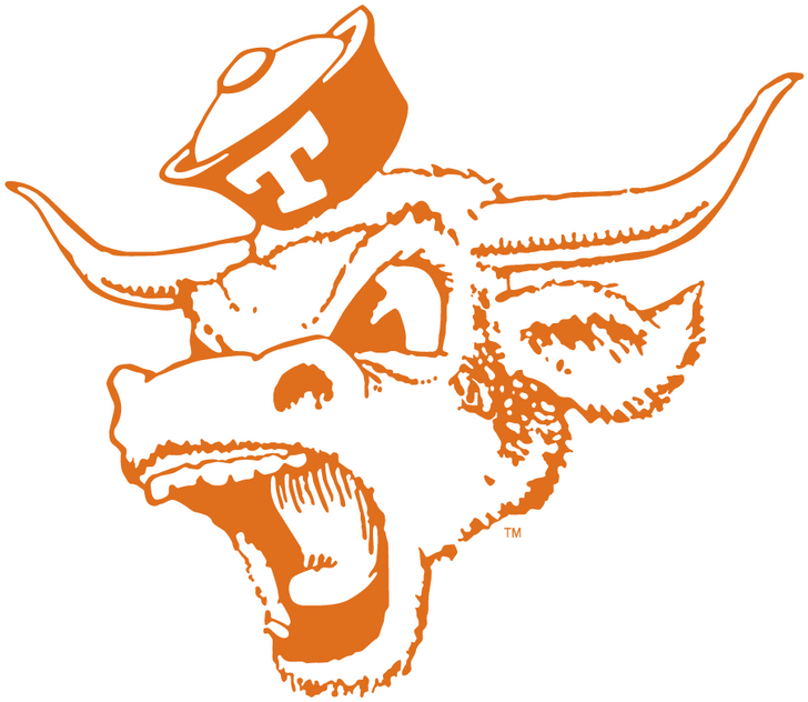 Texas Longhorn 6 x 6 Angry Bevo Sailor Vault Decal (F0696821)