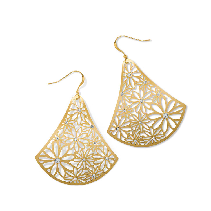 Brighton Trillion Gold French Wire Earrings (JE5685) GLD
