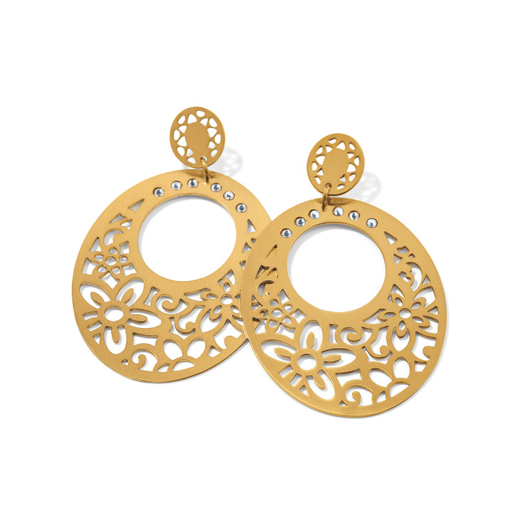 Brighton Posh Garden Gold Post Drop Earrings (JE3535)