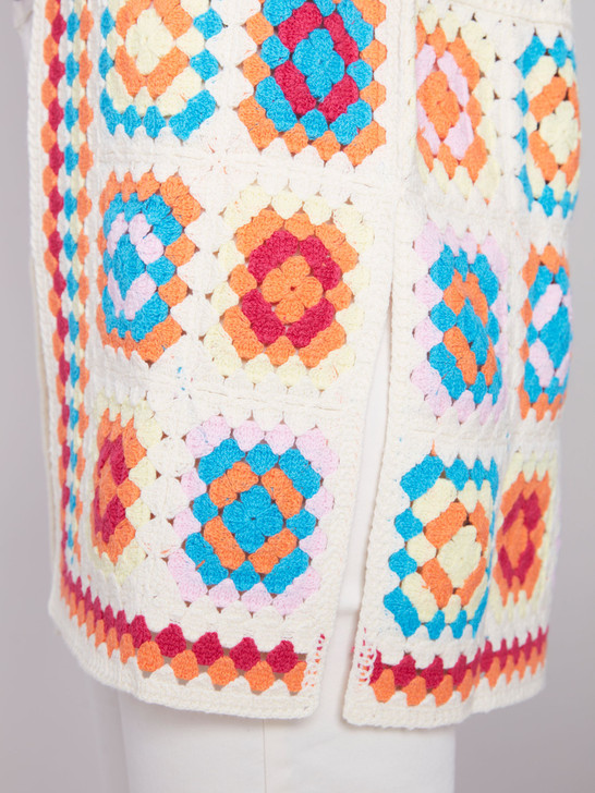 Charlie B Long Crochet Cardigan (2 Colors) (C2365/833B)