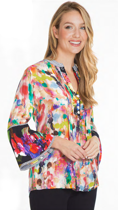 John Mark Bright Print Tunic (J24432TM)