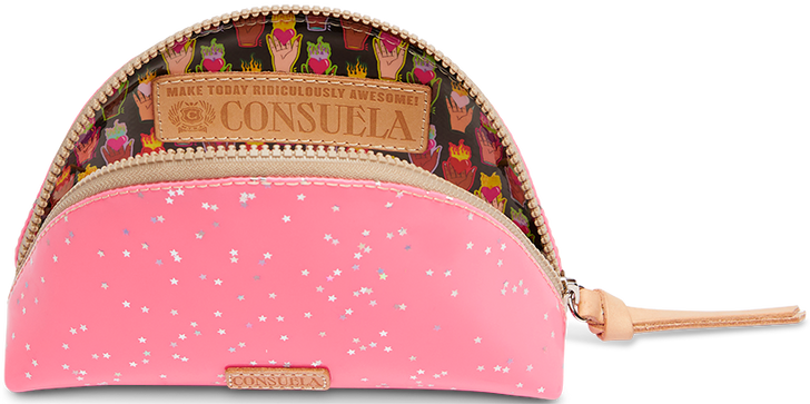 Consuela Shine Medium Cosmetic Case 