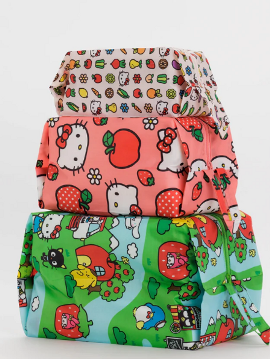 Baggu 3D Zip Set - Hello Kittty and Friends