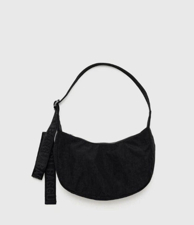 Baggu Small Nylon Crescent Bag - Black