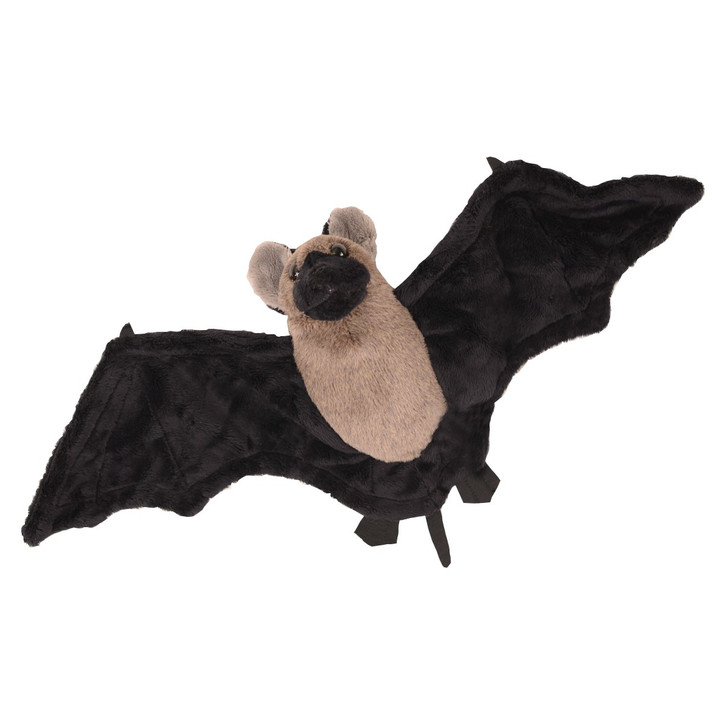Plush Black/Tan Bat with Loop (00311) 