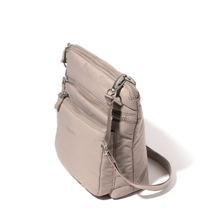 Baggallini Modern Pocket Crossbody (POK730) Moonrock Puff