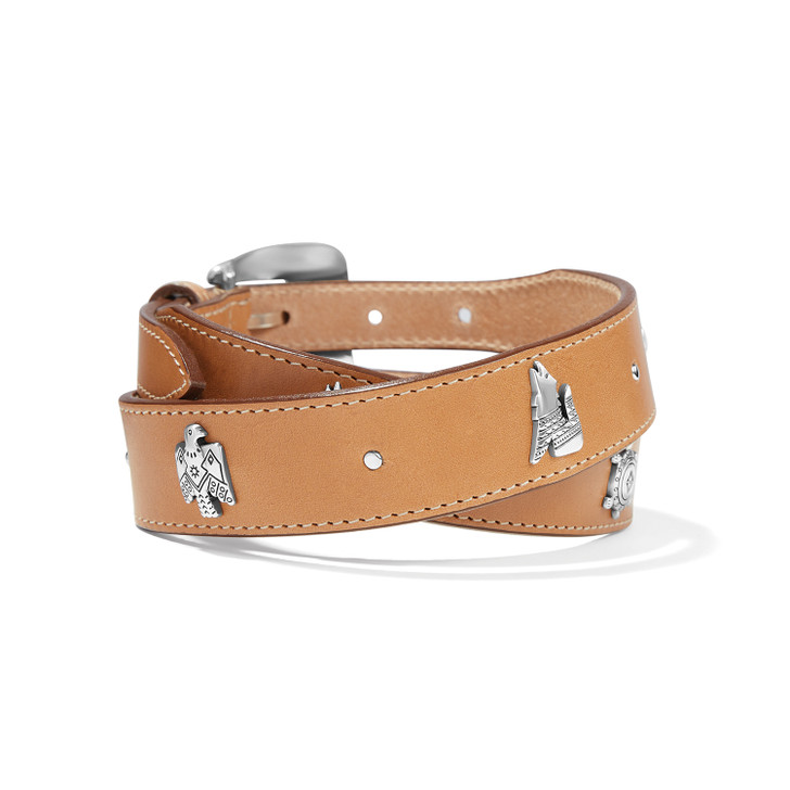 Brighton Desert Friends Belt (B60474) LT BRWN