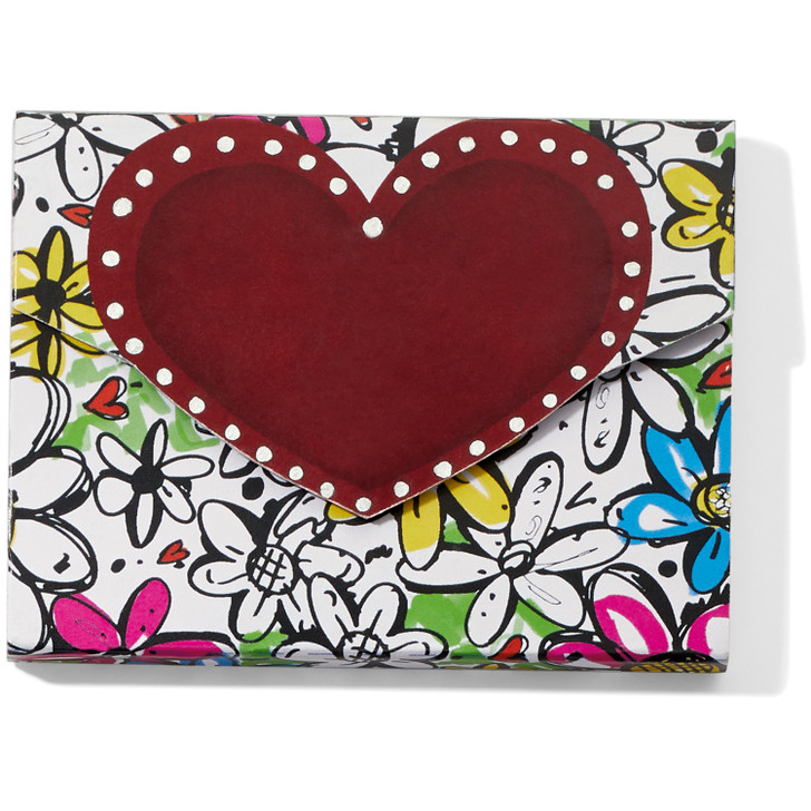 Brighton Fashionista Love Heart Notepad (G8292M) 