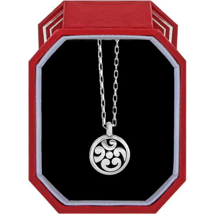 Brighton Contempo Petite Medallion Necklace (JD2781) SLV