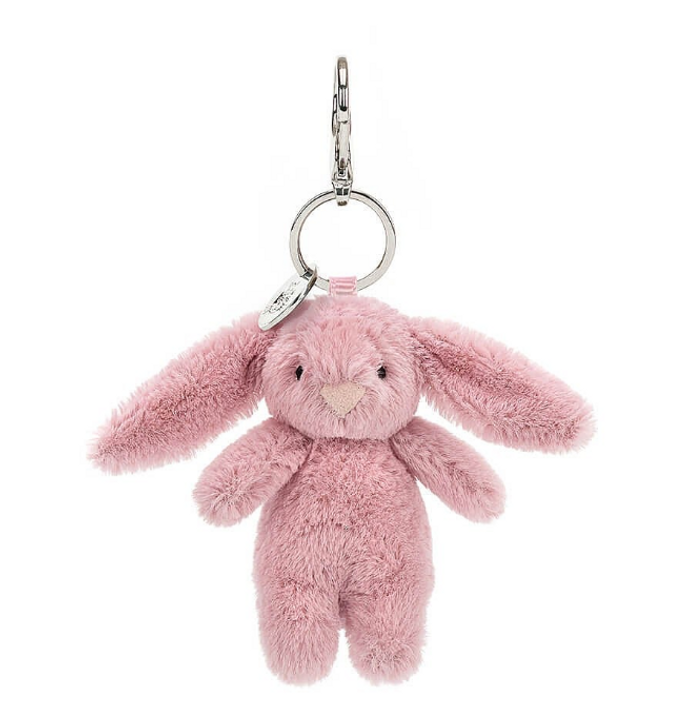 Jellycat Bashful Bunny Tulip Bag Charm