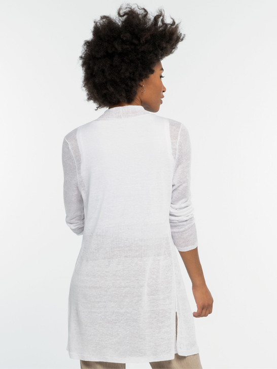 Nic & Zoe Lightweight Long Back of the Chair Cardigan (2 Colors) (ALL1191) 