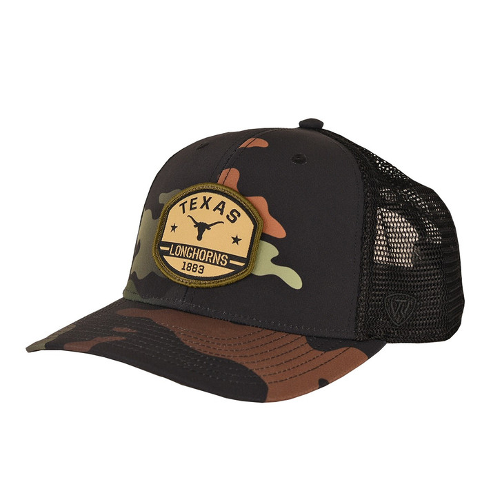 Texas Longhorn Operation Hat Trick Camo Trucker Cap (TOW Y4-127A-OHC-0E7)