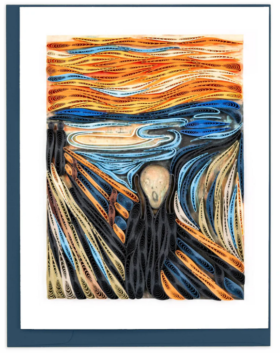 The Scream, Munch Artist Series Quilling Card
