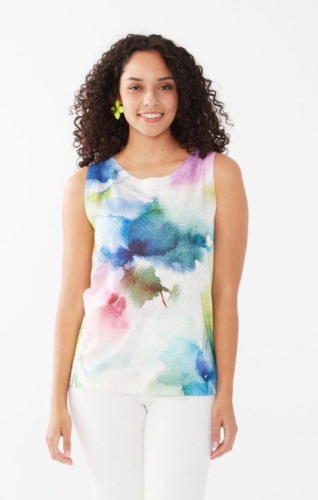 FDJ French Dressing Watercolor Sleeveless Top (3450451) 