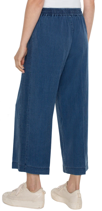 Liverpool Pull-On Indigo Pinstripe Pant (LM7968STT) 