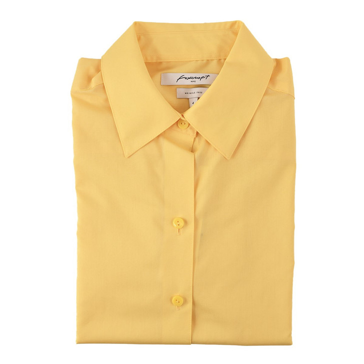 Foxcroft 3/4 Sleeve CVC Solid Sunshine Shirt (105106)