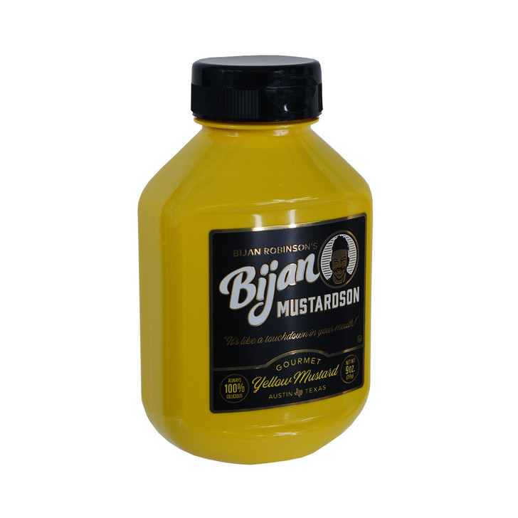 Bijan Mustardson Gourmet Yellow Mustard 9 oz