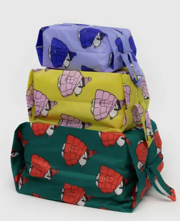 Baggu 3D Zip Set Puffer Snoopy