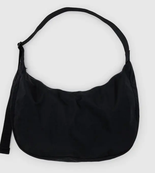 Baggu Large Nylon Crescent Bag - Black