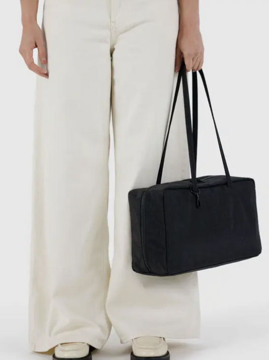 Baggu Medium Nylon Bowler Bag - Black