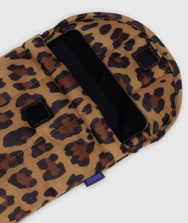 Baggu Puffy Tablet Sleeve 8" - Leopard