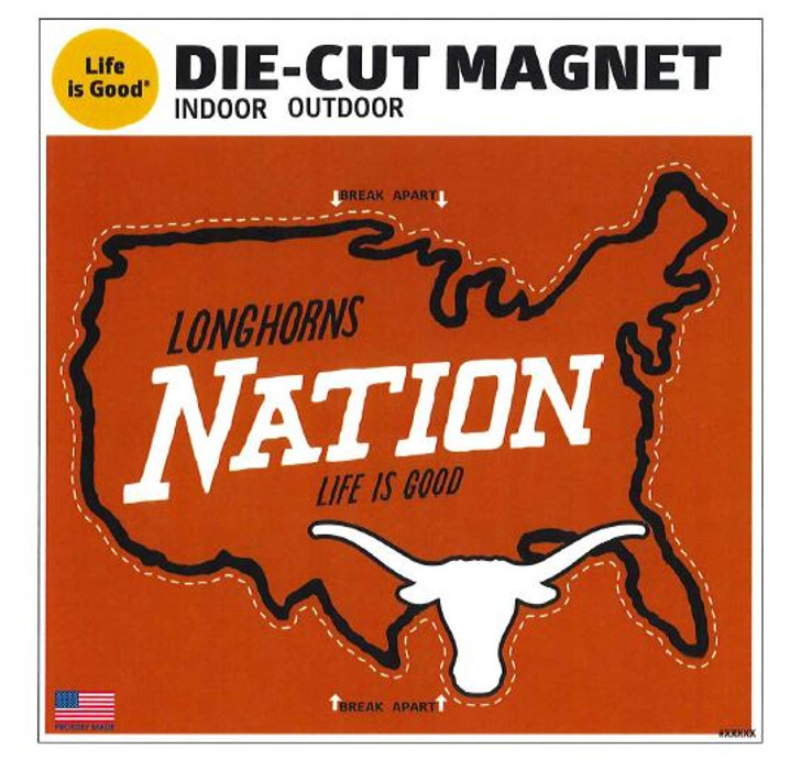 Texas Longhorn Life is Good Magnet (48348)