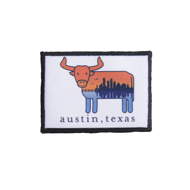 Austin the Hometown Steer Parch (Cityscape) (96802-PATCH)