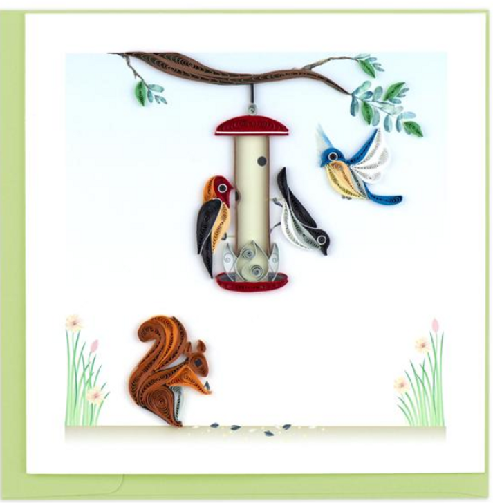 Quilling Card-Bird Feeder 