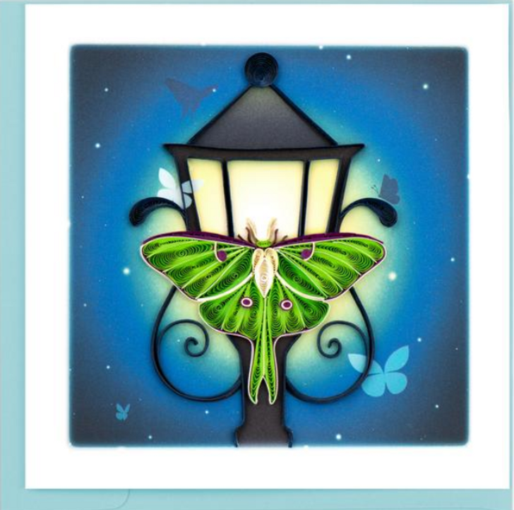 Quilling Card- Luna Moth