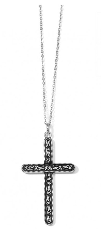 Brighton Moonlight Garden Convertible Cross Necklace (JM3633