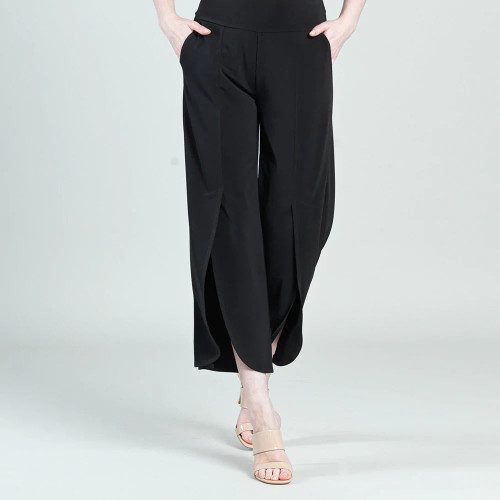 Thin Her Pull-On Real Pocket Ankle Pants (N32207PM) BLK - Sue Patrick