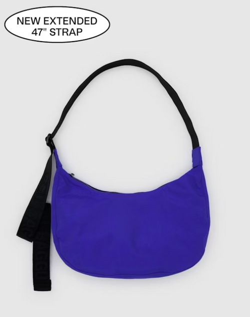【BAGGU】春の新色追加☆ Medium Nylon Crescent Bag long strap Medium Nylon Crescent Bag - Candy Apple - 37.5