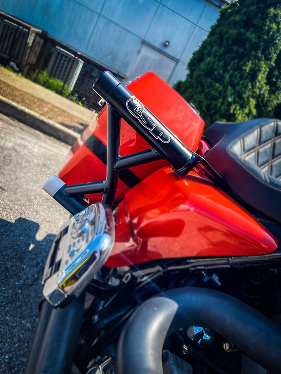 Harley Sportster Softail Road Glide King w/1 Clamp Riser 12 APE Hang Harley Sportster Softail Road Glide King w/1 Clamp Riser 12 APE Hang